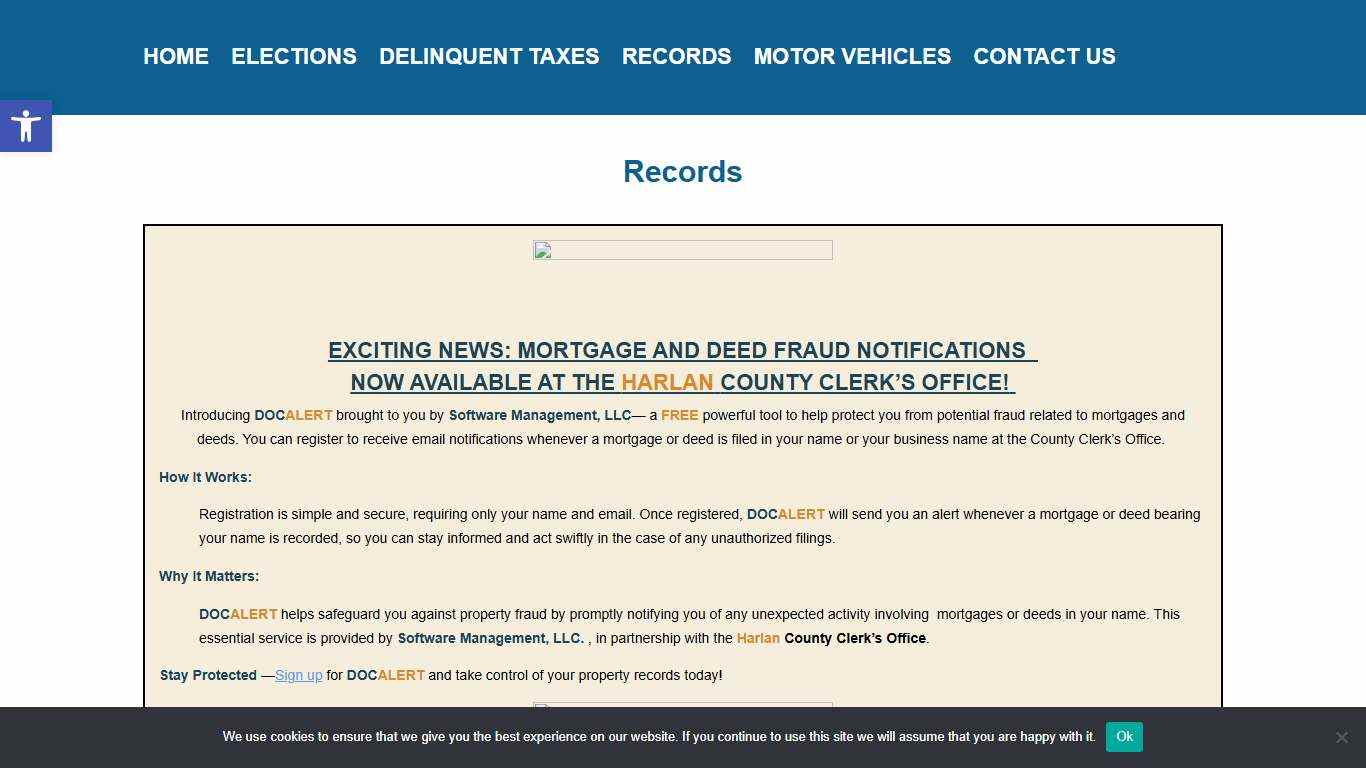 Records - Harlan County Clerk Office