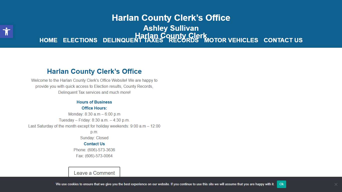 Home - Harlan County Clerk Office
